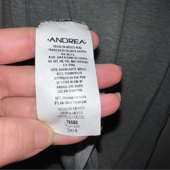 ANDREA Gray Lace-Up casual Dress pink emu grommets new net short sleeve - Picture 5 of 9